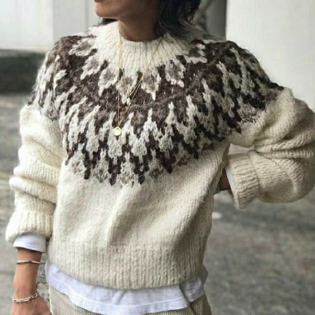 【未使用】 TODAYFUL ノルディックハンドニット 2