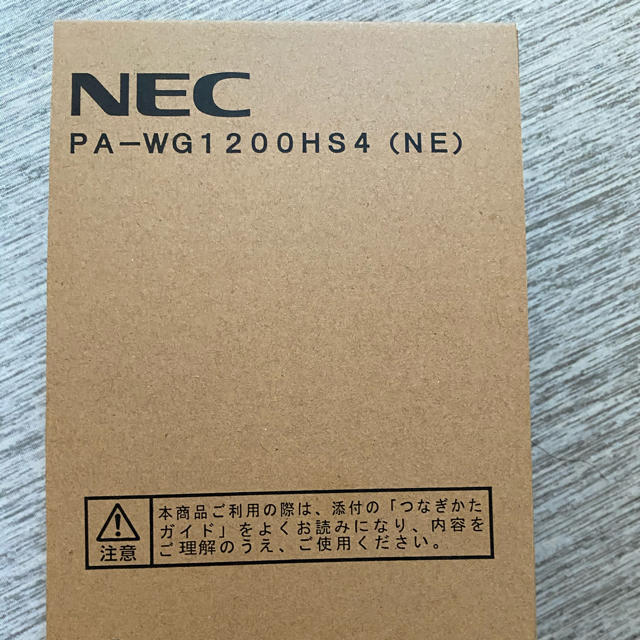 NEC(エヌイーシー)のpa-wg1200hs4 NEC ルーター wifi IPV6対応ルーター スマホ/家電/カメラのPC/タブレット(PC周辺機器)の商品写真