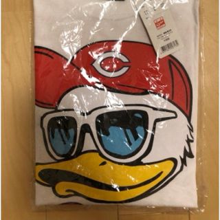 ヒロシマトウヨウカープ(広島東洋カープ)の【新品＊未使用】希少　DUCK DUDE×広島東洋カープ　コラボ　Tシャツ　M(Tシャツ/カットソー(半袖/袖なし))