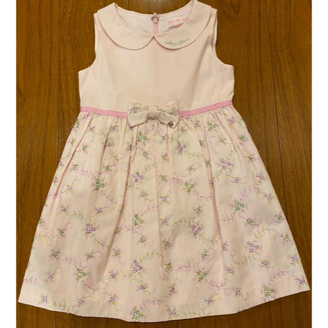 mezzo piano(メゾピアノ)の⭐️ mezzo piano⭐️新品タグ付き120ワンピース キッズ/ベビー/マタニティのキッズ服女の子用(90cm~)(ワンピース)の商品写真