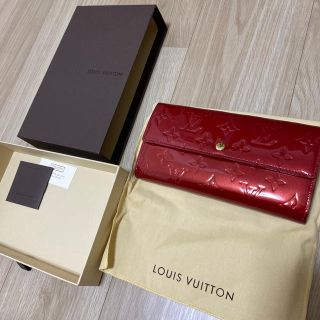 ルイヴィトン(LOUIS VUITTON)のお値下げ！ルイヴィトン　ヴェルニ　赤(財布)