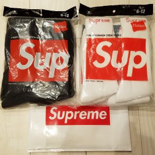 シュプリーム(Supreme)の【m様専用】SupremeHanesソックス二足セット(ソックス)