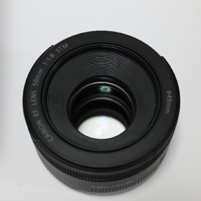 Canon(キヤノン)の美品 Canon EF 50mm F1.8 STM C-PLフィルターおまけ スマホ/家電/カメラのカメラ(レンズ(単焦点))の商品写真