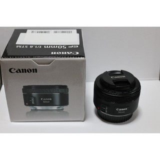 キヤノン(Canon)の美品 Canon EF 50mm F1.8 STM C-PLフィルターおまけ(レンズ(単焦点))