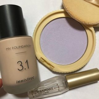 イニスフリー(Innisfree)のイニスフリー マイファンデーション キャンメイク ベース パウダー セット(ファンデーション)