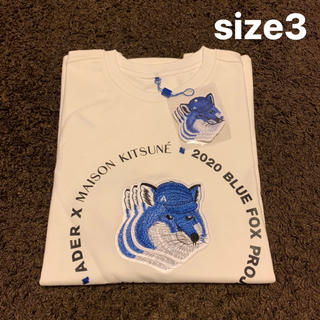 メゾンキツネ(MAISON KITSUNE')のサイズ3 Maison Kitsune × Ader Error Tシャツ(Tシャツ/カットソー(半袖/袖なし))