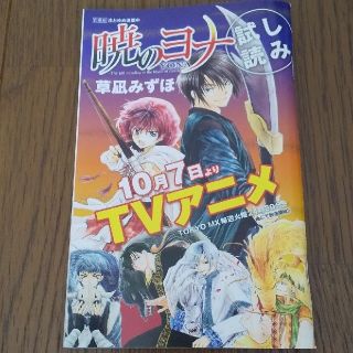 ハクセンシャ(白泉社)の【非売品】暁のヨナ 試し読み(その他)