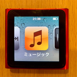 アップル(Apple)のiPod nano 第6世代 レッド 8GB(ポータブルプレーヤー)