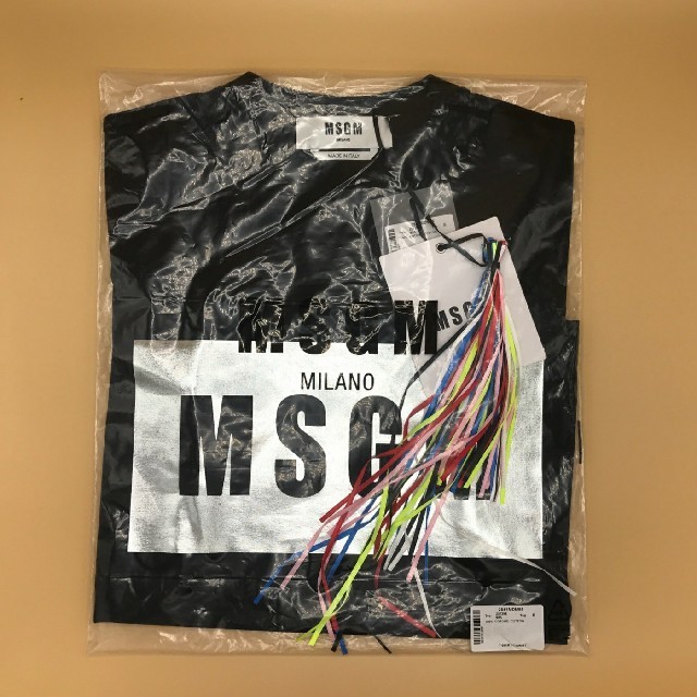 エムエスジーエム Tシャツ 新品 MSGM コットン ブラック 綿 Sサイズ