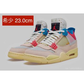 ナイキ(NIKE)のUNION × NIKE AIR JORDAN 4 "GUAVA"(スニーカー)