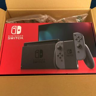 ニンテンドースイッチ(Nintendo Switch)のNintendo switch グレー 新型 新品 スイッチ 本体(家庭用ゲーム機本体)