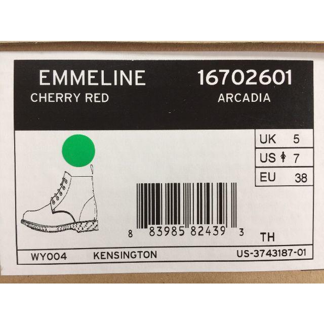 Dr.Martens(ドクターマーチン)のDr.Martens EMMELINE UK5 Cherry Red エメライン レディースの靴/シューズ(ブーツ)の商品写真