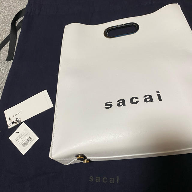 sacai ショッパーバッグ medium ホワイト