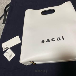 サカイ(sacai)のsacai ショッパーバッグ medium ホワイト(トートバッグ)