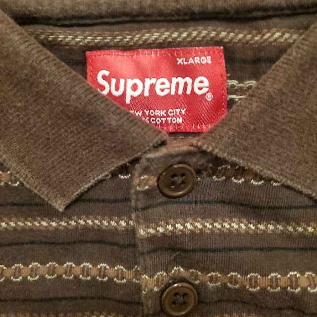 Supreme　L/S Polo 1