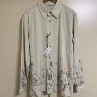 コモリ(COMOLI)のauralee  WOOL MAX  HAND PAINTED SHIRTS(シャツ)