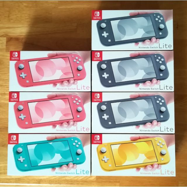Nintendo Switch(ニンテンドースイッチ)の新品 7台 Nintendo Switch Lite本体 エンタメ/ホビーのゲームソフト/ゲーム機本体(家庭用ゲーム機本体)の商品写真