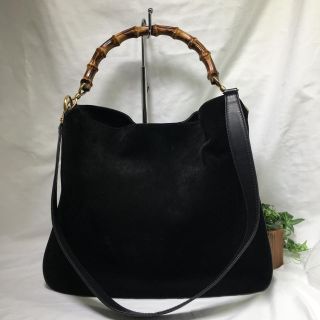 グッチ(Gucci)の訳あり美品✨GUCCI✨バンブー　ショッパー(ハンドバッグ)