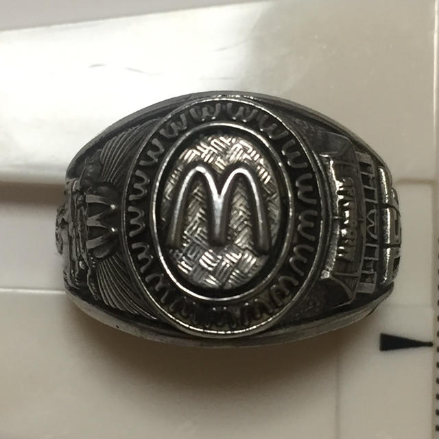 70s　マクドナルド　McDonald's　リング　指輪　16号　カレッジリングアクセサリー