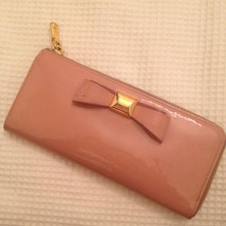 ミュウミュウ(miumiu)のmiumiu ピンクリボンウォレット(財布)