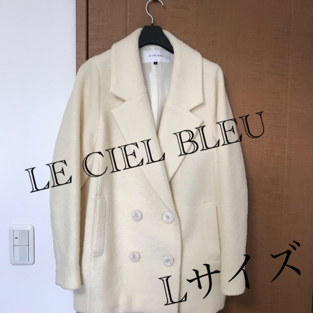 LE CIEL BLEU(ルシェルブルー)のLE CIEL BLEU コート 40サイズ　Ｌ レディースのジャケット/アウター(チェスターコート)の商品写真