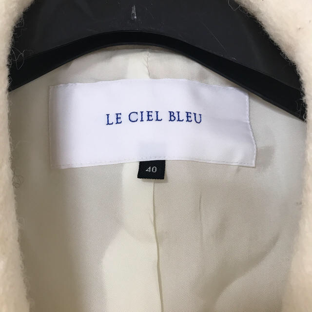 LE CIEL BLEU(ルシェルブルー)のLE CIEL BLEU コート 40サイズ　Ｌ レディースのジャケット/アウター(チェスターコート)の商品写真