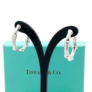 ティファニー(Tiffany & Co.)の希少 美品 ヴィンテージ ティファニー ビッグ バンブー ピアス LI2(ピアス)