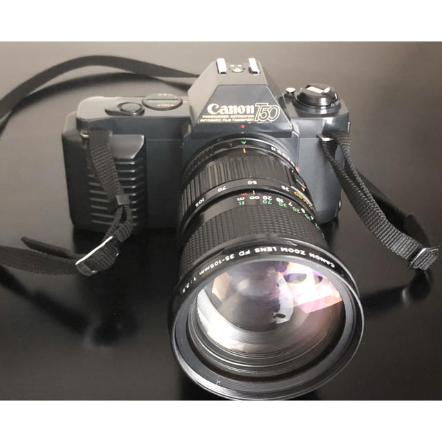 Canon(キヤノン)のCANON T50/CANON FD 35-105mm f3.5 動作品 スマホ/家電/カメラのカメラ(フィルムカメラ)の商品写真
