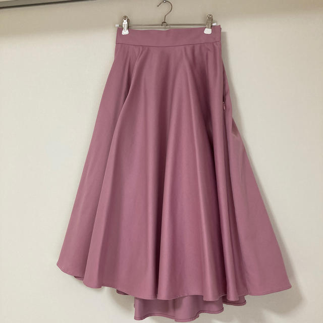 OBLI PINK FLARE SKIRT レディースのスカート(ロングスカート)の商品写真