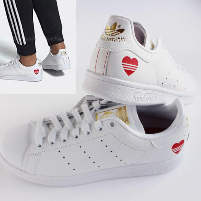 adidas(アディダス)の♡ babycocco様 専用 スタンスミス  ハート 24.5cm ♡ レディースの靴/シューズ(スニーカー)の商品写真