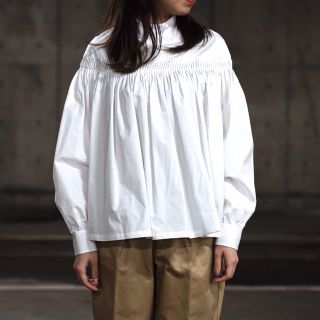 サイ(Scye)の新品 ★ Scye GIZAcotton H/N PinTuck Blouse(シャツ/ブラウス(長袖/七分))