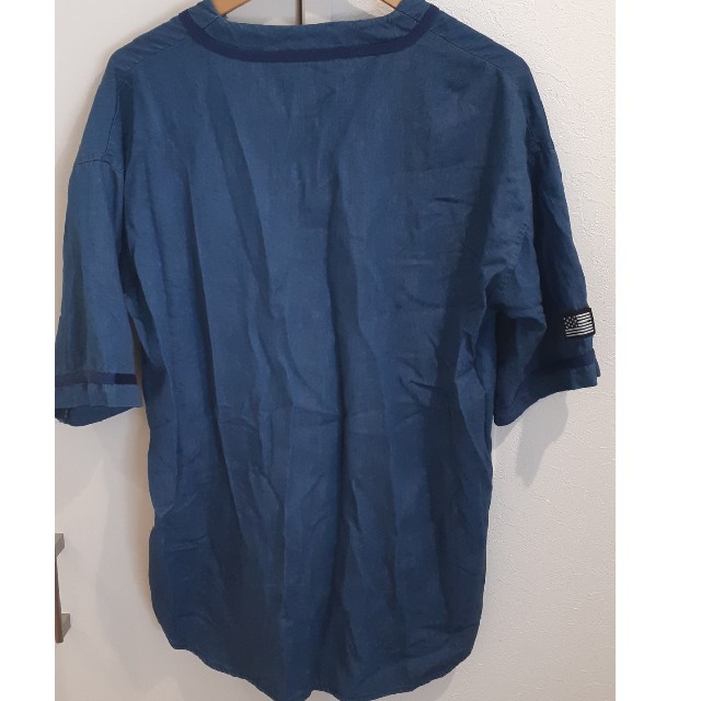 BROWNY(ブラウニー)のブラウニー　半袖シャツ　ブルー　Mサイズ メンズのトップス(シャツ)の商品写真