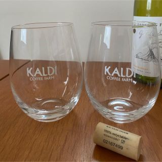 カルディ(KALDI)のKALDI wine glass⭐︎(グラス/カップ)