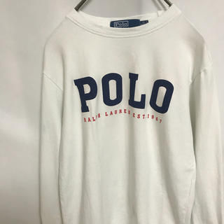 ポロラルフローレン(POLO RALPH LAUREN)のラルフローレン　XS メンズ　ロングTシャツ ロンT カットソー　プリントロゴ(Tシャツ/カットソー(七分/長袖))