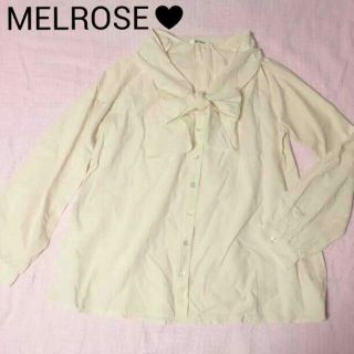 メルローズ(MELROSE)の♥MELROSE♥リボン付ブラウス♥(シャツ/ブラウス(長袖/七分))