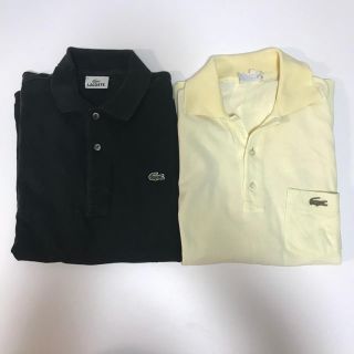 ラコステ(LACOSTE)のラコステ　ポロシャツ　2点セット　ヴィンテージ　メンズ　Tシャツ まとめ売り(ポロシャツ)