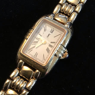 イヴサンローランボーテ(Yves Saint Laurent Beaute)のイヴ・サンローラン　YSL  ゴールド　腕時計　稼動品♡美品　D168(腕時計)
