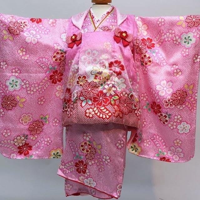 七五三 三歳 女児 正絹 被布着物フルセット 半衿ファー付き NO30194 | フリマアプリ ラクマ