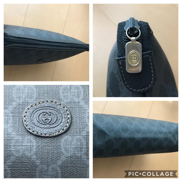 Gucci(グッチ)のOLD GUCCI オールドグッチ クラッチバッグ セカンドバッグ GG柄希少黒 メンズのバッグ(セカンドバッグ/クラッチバッグ)の商品写真