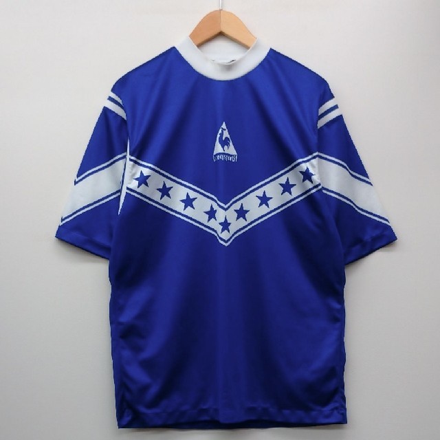 le coq sportif(ルコックスポルティフ)のVINTAGE le coq sportif デサント サッカーシャツ O-XO スポーツ/アウトドアのサッカー/フットサル(ウェア)の商品写真