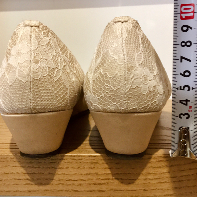 【送料込み】上品なレースパンプス 結婚式 顔合わせ デート レディースの靴/シューズ(ハイヒール/パンプス)の商品写真