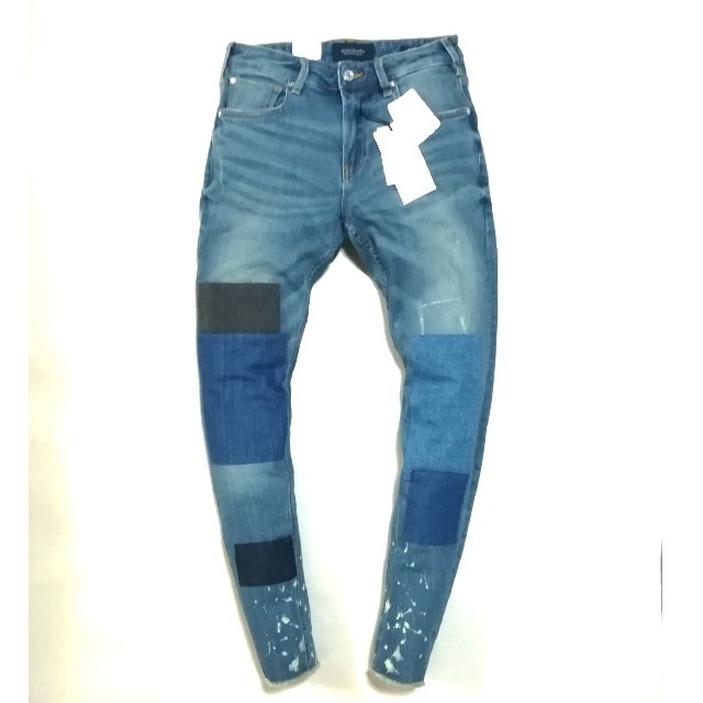 純正正規 sc59さん専9/17新品　SCOTCH&SODA 加工ストレッチスキニーデニム