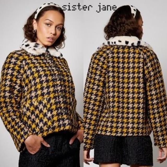 Sister Jane ファーカラー ツイードジャケット 【爆買い!】 16744円