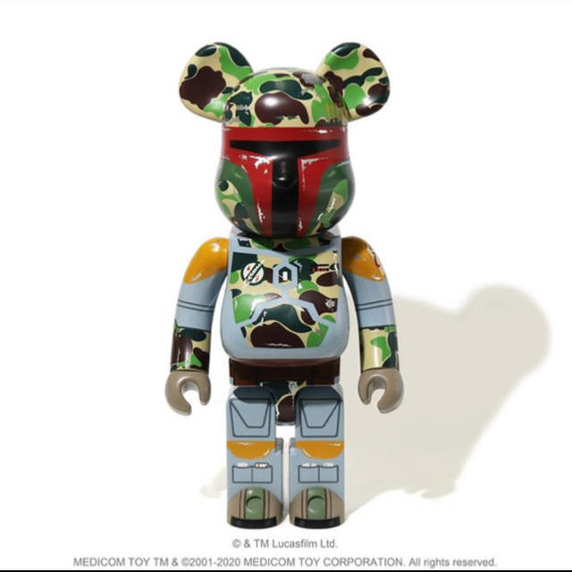 MEDICOM TOY(メディコムトイ)のBE@RBRICK BAPE BOBA FETT  1000% 新品未開封 エンタメ/ホビーのフィギュア(その他)の商品写真