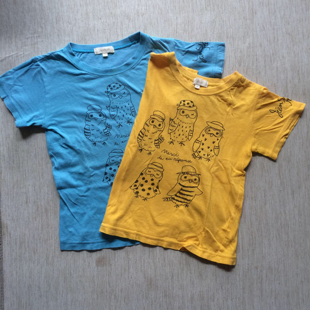 HusHush(ハッシュアッシュ)のTシャツ二枚セット 100、110cm キッズ/ベビー/マタニティのキッズ服男の子用(90cm~)(Tシャツ/カットソー)の商品写真