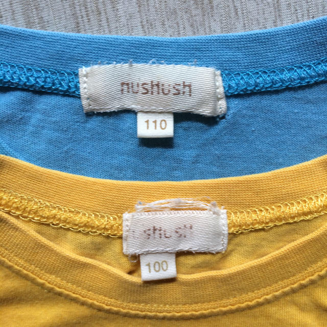 HusHush(ハッシュアッシュ)のTシャツ二枚セット 100、110cm キッズ/ベビー/マタニティのキッズ服男の子用(90cm~)(Tシャツ/カットソー)の商品写真