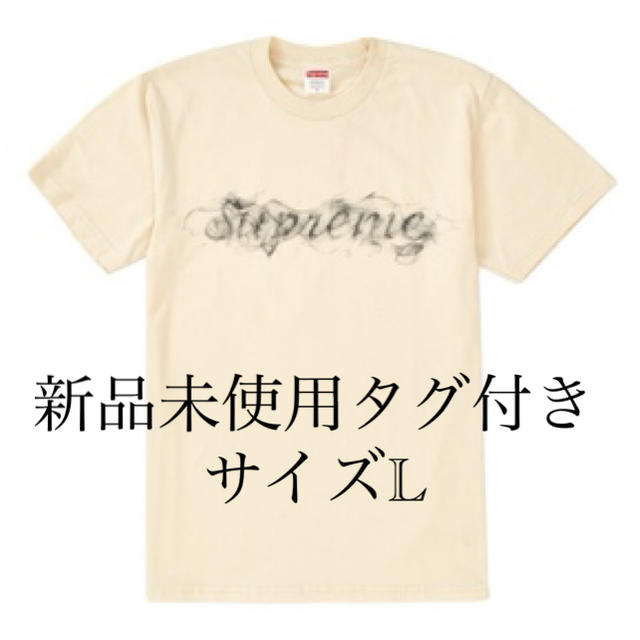 supreme 19fw smoke tee natural サイズL