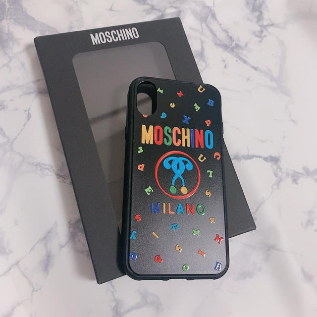 【Moschino】モスキーノ クエスチョン iPhone X/XS ケース