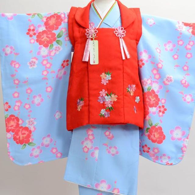 七五三 三歳 女児 被布 着物フルセット ひさかたろまん NO10504 七五三 三歳 女児 被布 着物フルセット ひさかたろまん NO10504