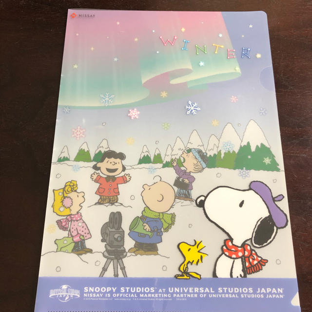 SNOOPY(スヌーピー)のスヌーピー クリアファイル エンタメ/ホビーのアニメグッズ(クリアファイル)の商品写真